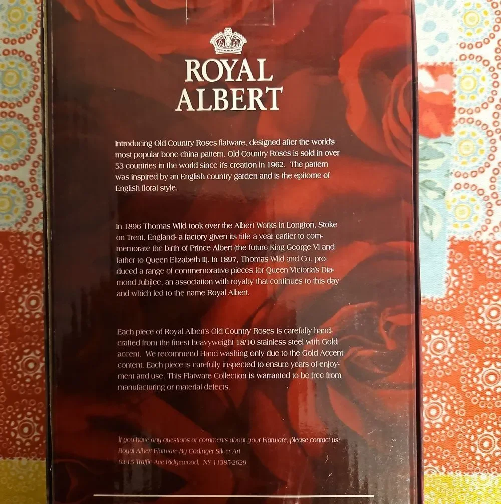 Royal Albert Old Country Roses Stainless Steel Carving Set
